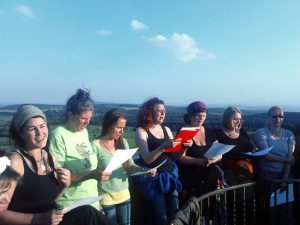 Sommermusikfest 2011 Balkanlieder auf dem Knüll-Turm