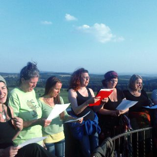 Balkanlieder auf dem Knüll-Turm