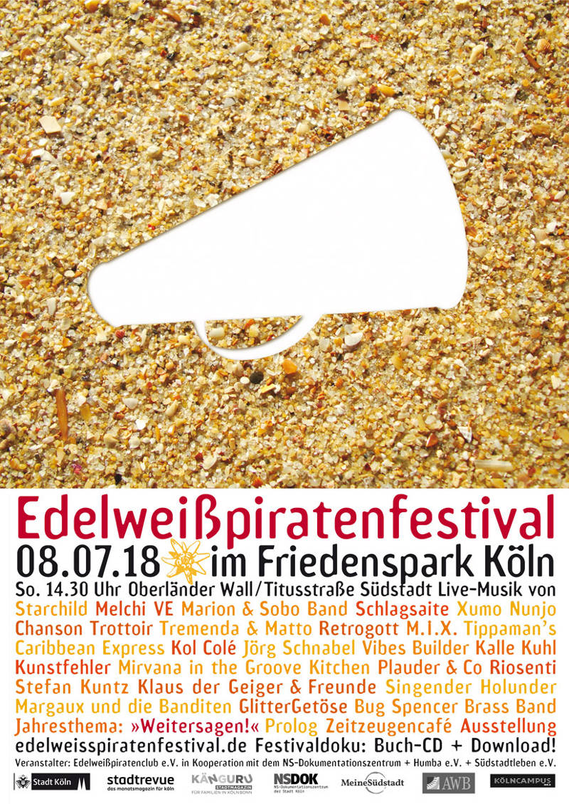 Plakat Edelweißpiratenfestival 2018