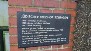 Jüdischer Friedhof in Solingen