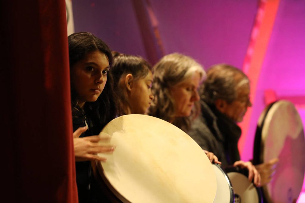 Konzert mit Flüchtlingen, Caritas